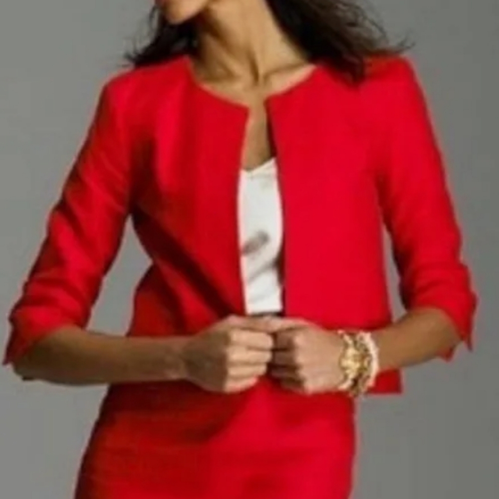 J. Crew Barid Mcnutt Linen Blazer